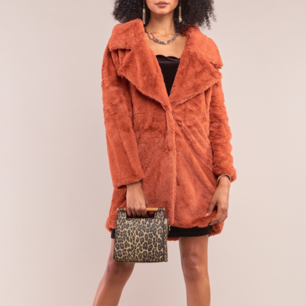 NWT Oversized Teddy Coat - Picture 2 of 5